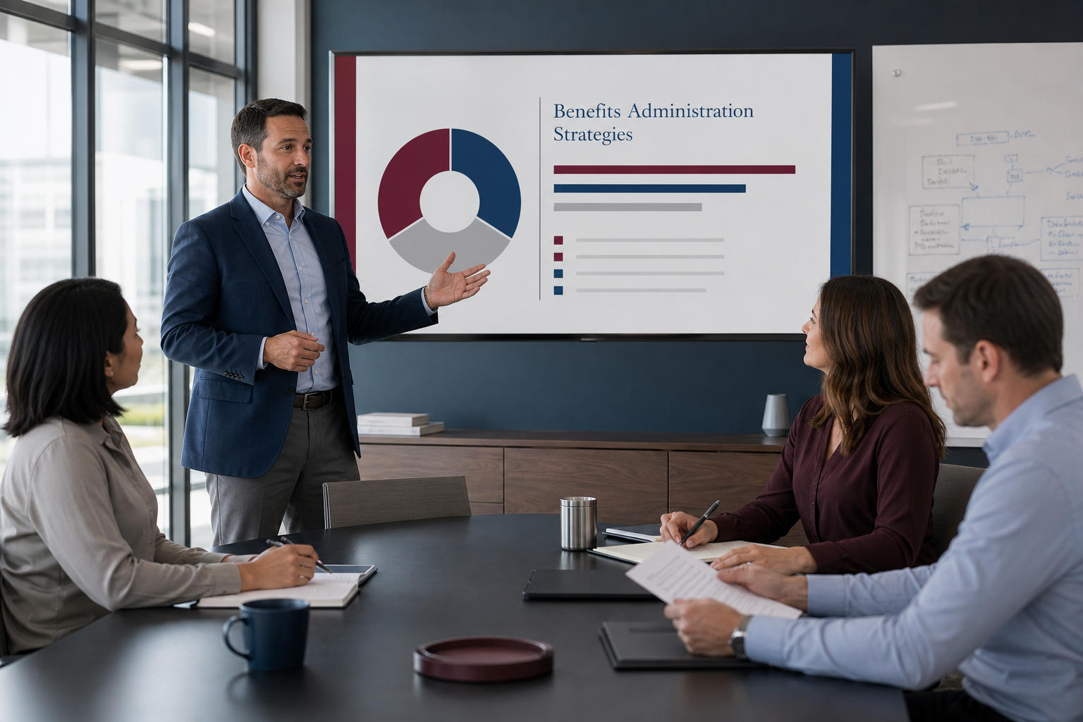 Man giving a presentation